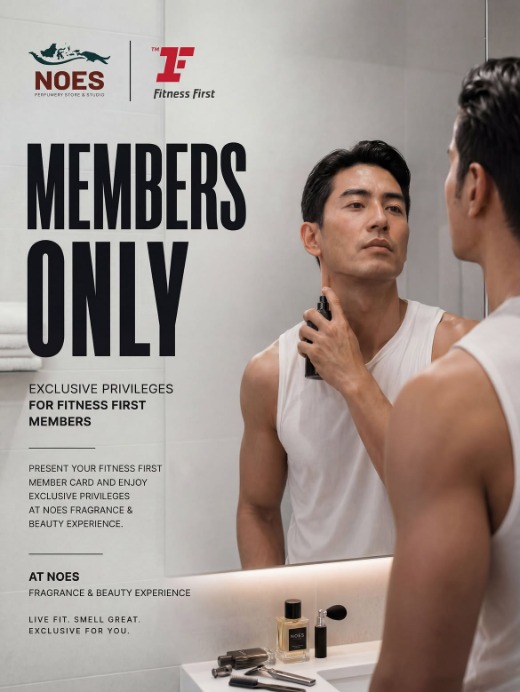 NOES x Fitness First Members Only promo poster
